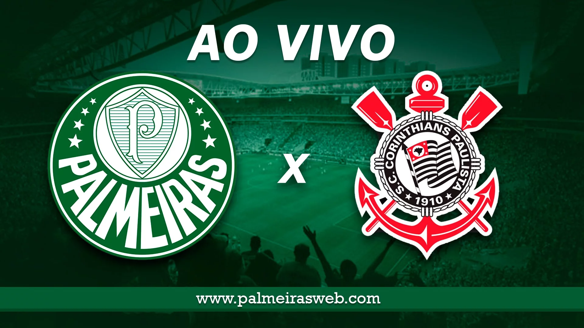 Palmeiras x Corinthians: assista à transmissão da Jovem Pan ao vivo