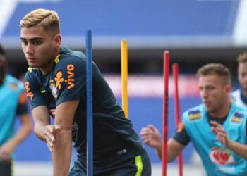 Andreas Pereira. Foto: Lucas Figueiredo/CBF