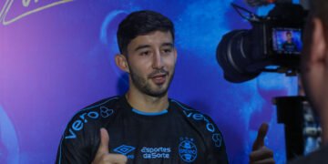 Villasanti. Foto: Bárbara Assmann | Grêmio FBPA