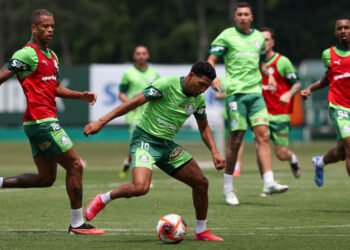 Elenco do Palmeiras. Foto: Cesar Greco