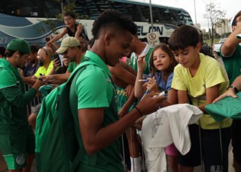 Estêvão. Foto: Cesar Greco/Palmeiras