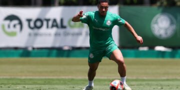 Vitor Roque. Foto: Cesar Greco/Palmeiras