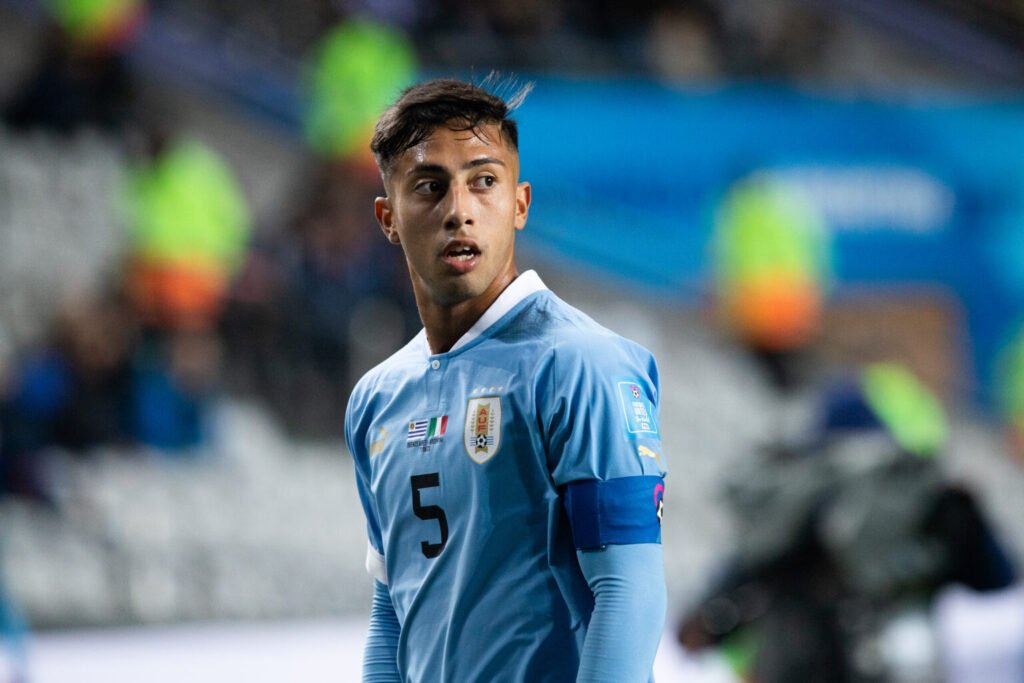 Uruguaio 'badalado' pode substituir Richard Ríos no Palmeiras 1 Fabricio Diaz. Foto: Matias Baglietto/NurPhoto via Getty Image