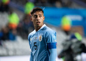 Uruguaio 'badalado' pode substituir Richard Ríos no Palmeiras 3 Fabricio Diaz. Foto: Matias Baglietto/NurPhoto via Getty Image