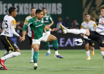 Vitor Roque. Foto: Cesar Greco/Palmeiras