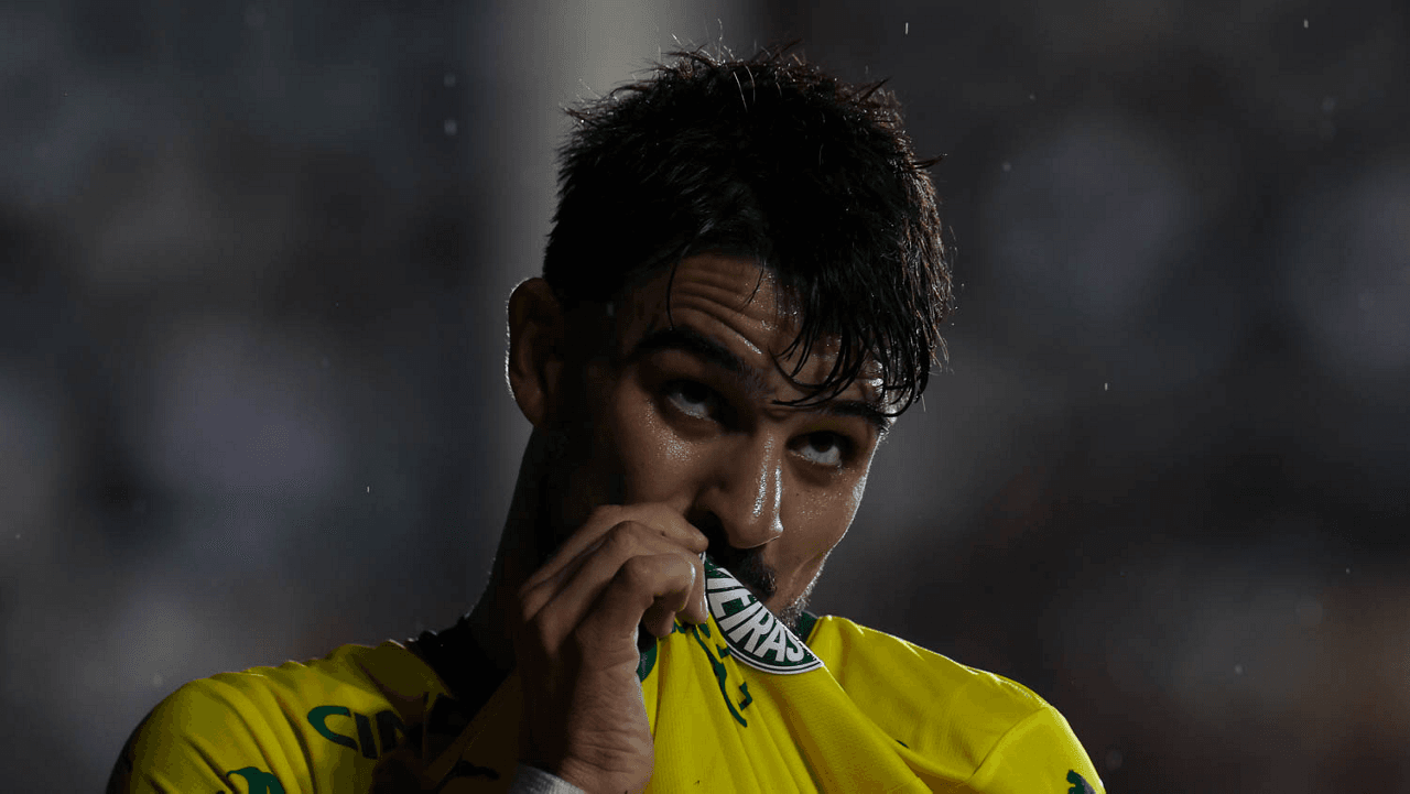 Atacante titular do Palmeiras pode ser parceiro de Richard Ríos no Benfica 3 Flaco López. Foto: Cesar Greco/Palmeiras