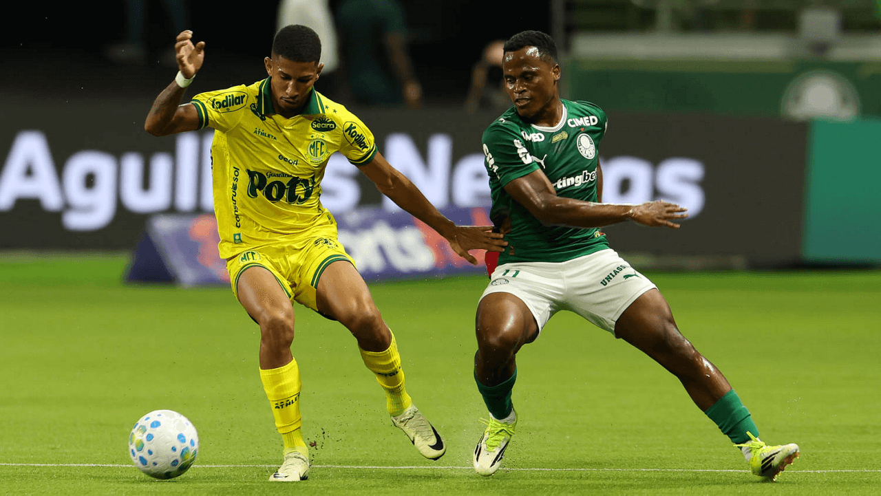 Ao vivo, Abel Ferreira fala o que pensa sobre desempenho de Arias no Palmeiras 1 Foto: Cesar Greco/Palmeiras