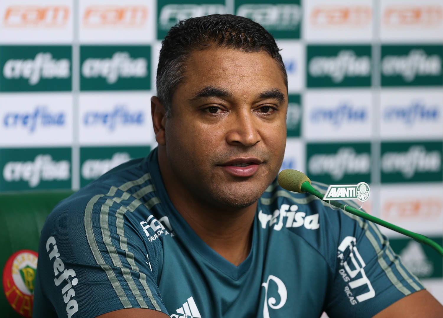 Roger Machado. Foto: Cesar Greco/Palmeiras