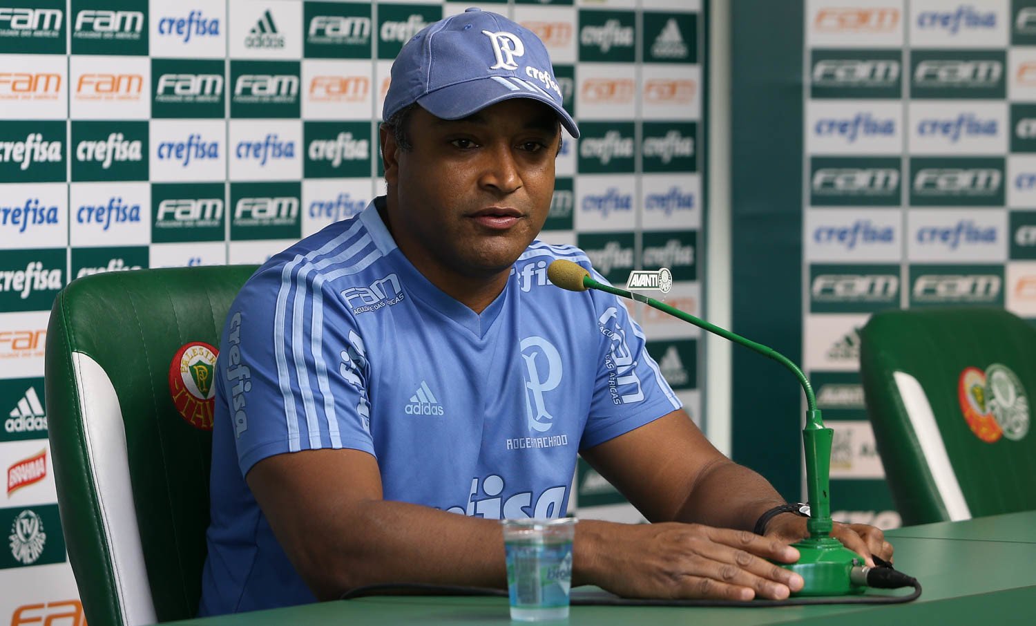 Roger Machado. Foto: Cesar Greco/Palmeiras