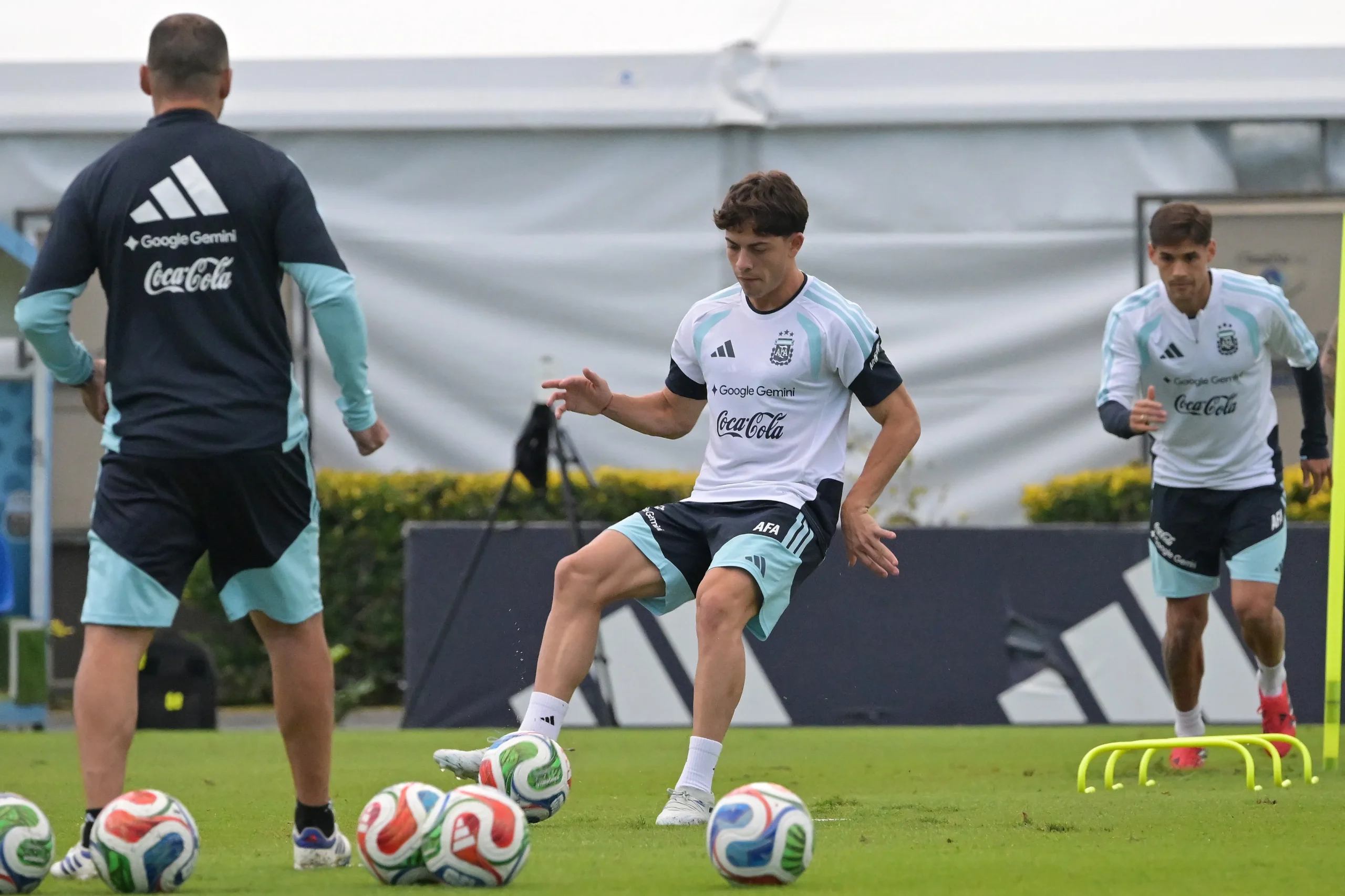 Técnico da Argentina, Scaloni fala o que pensa sobre desempenho de Giay 1 Foto: AFP - Giay, lateral da Argentina e do Palmeiras.