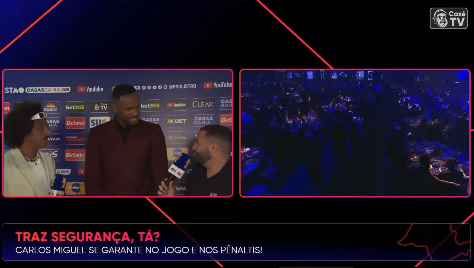 Carlos Miguel. Foto: CazéTV