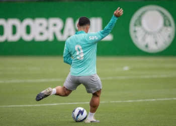 Vitor Roque. Foto: Cesar Greco/Palmeiras