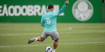Vitor Roque. Foto: Cesar Greco/Palmeiras