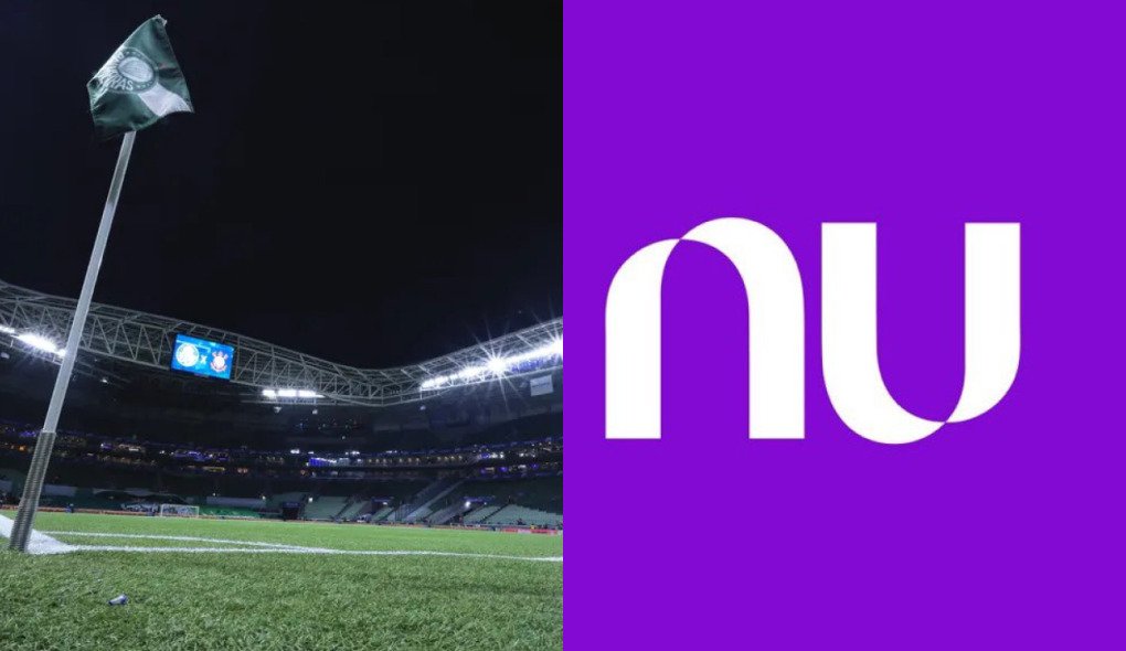 Negociação avança e Nubank pagará bolada para assumir naming rights do estádio do Palmeiras 1 Nubank agita os bastidores do Palmeiras. Fotos: Cesar Greco e Reprodução/Nubank