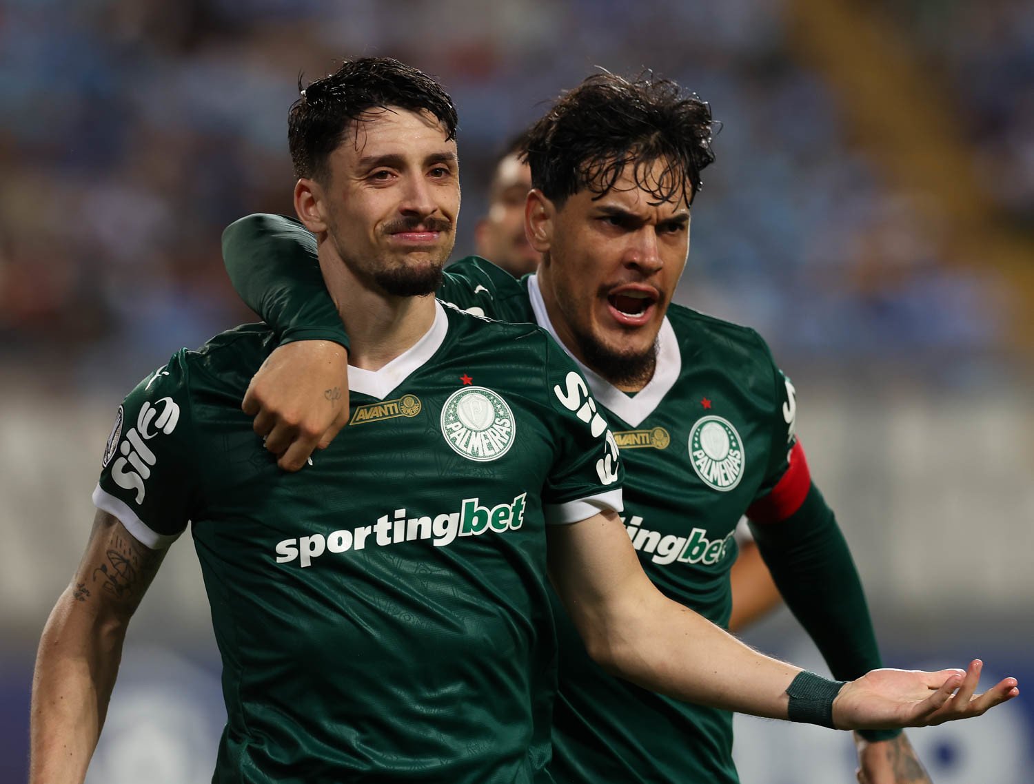Após Piquerez, mais um titular do Palmeiras tem lesão séria confirmada 1 Piquerez e Gómez, destaques do Palmeiras. Foto: Cesar Greco