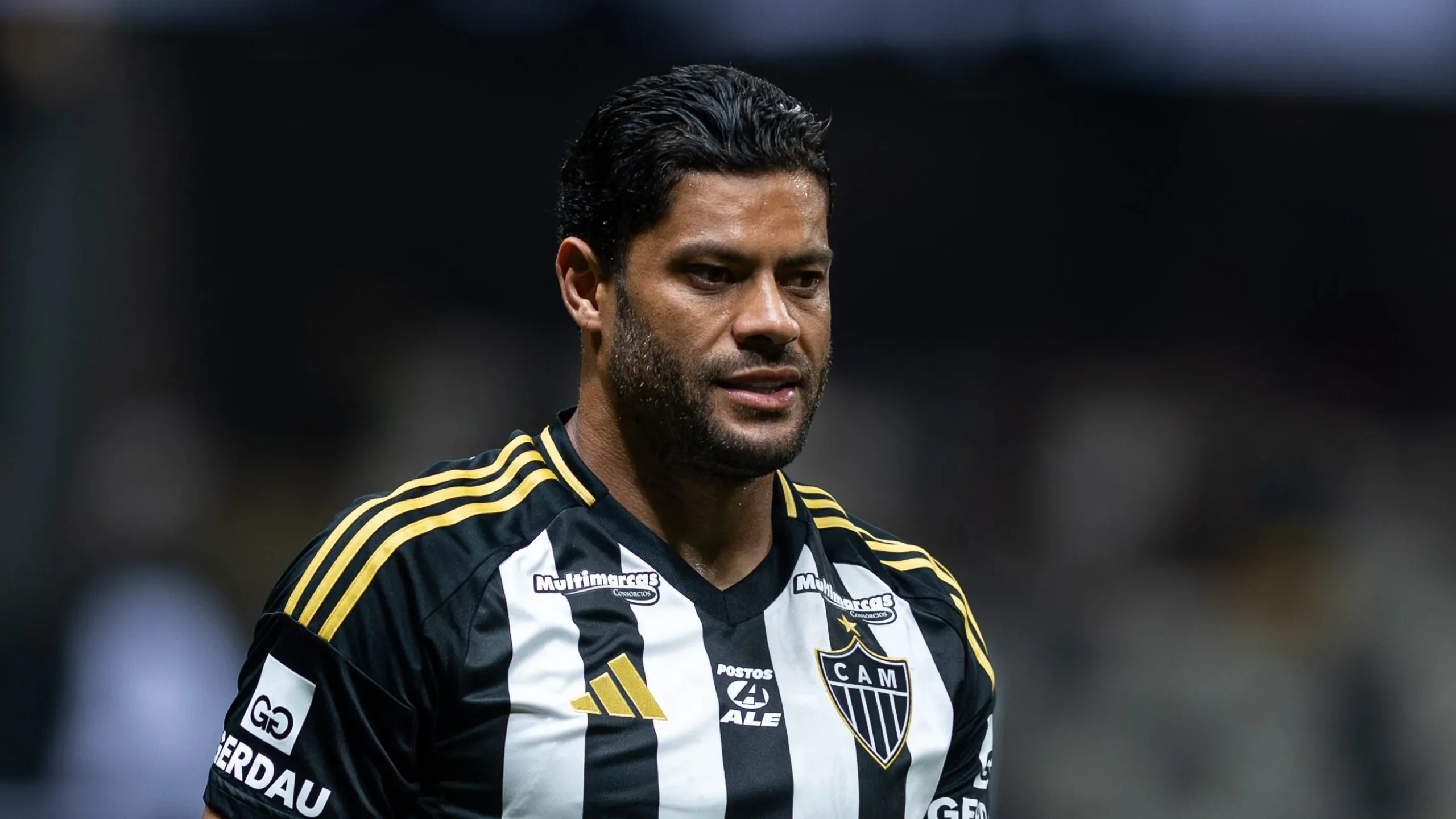 Hulk, do Atlético-MG, tem agitado a torcida do Palmeiras. Foto: Alessandra Torres/AGIF