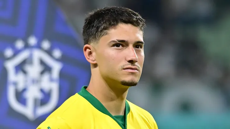 Martínez, do Palmeiras, pode ser negociado na próxima janela, sendo acompanhado de perto por Leila Pereira. Foto: Jota Erre/AGIF