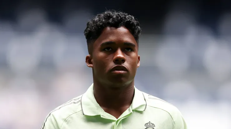 Endrick, ex-Palmeiras, é tema. Foto: Florencia Tan Jun/Getty Images