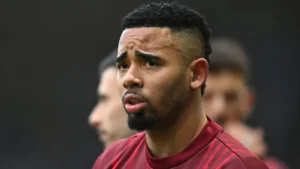 Gabriel Jesus, do Arsenal, teve o valor definido em caso de uma eventual saída. Foto: Mike Hewitt/Getty Images