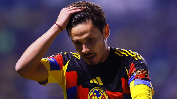 Raphael Veiga no América do México. Foto: Manuel Velasquez/Getty Images