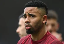 Especulado no Palmeiras, Gabriel Jesus bate o martelo sobre futuro Gabriel Jesus deve deixar o Arsenal ao final do seu contrato. Foto: Carl Recine/Getty Images