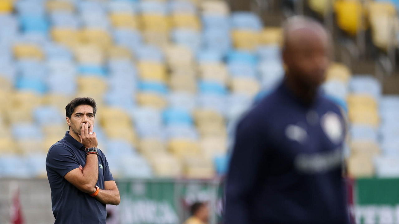 O recado de Leila Pereira sobre uma possível saída de Abel do Palmeiras 4 Fluminense x Palmeiras. Foto: Cesar Greco