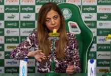 O recado de Leila Pereira sobre uma possível saída de Abel do Palmeiras Leila Pereira, presidente do Palmeiras. Foto: Cesar Greco